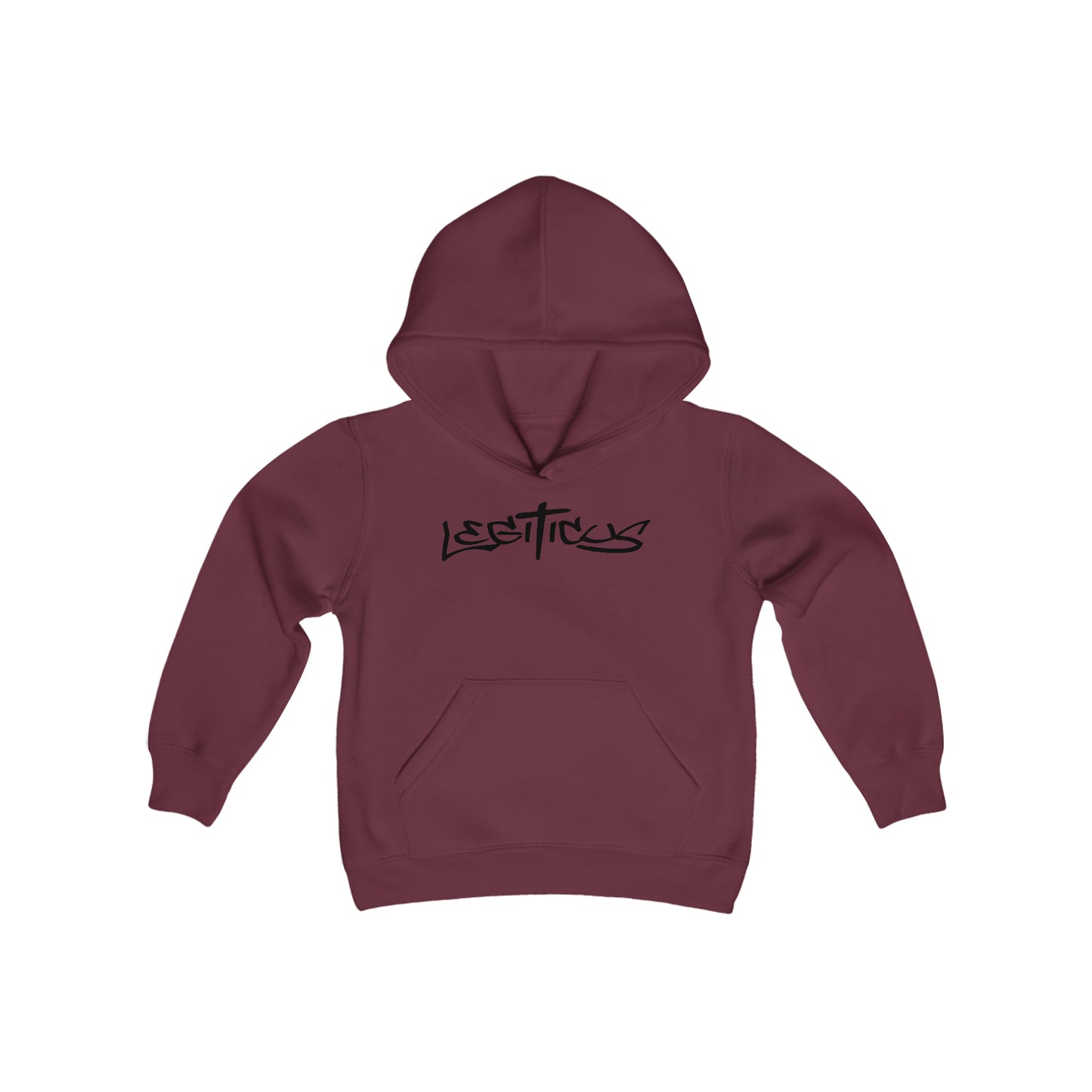 Legiticus Graffiti Logo Youth Heavy Blend Hooded Sweatshirt