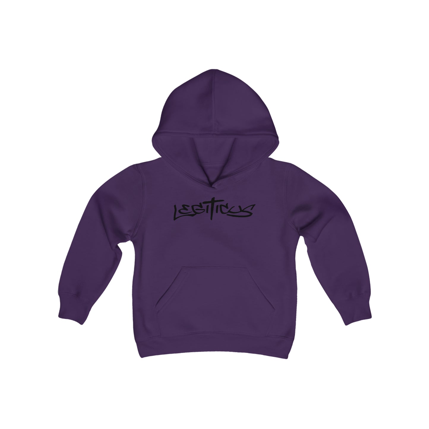 Legiticus Graffiti Logo Youth Heavy Blend Hooded Sweatshirt