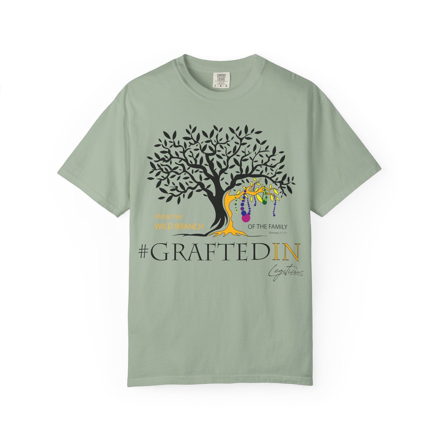 #GraftedIn Unisex Garment-Dyed T-shirt