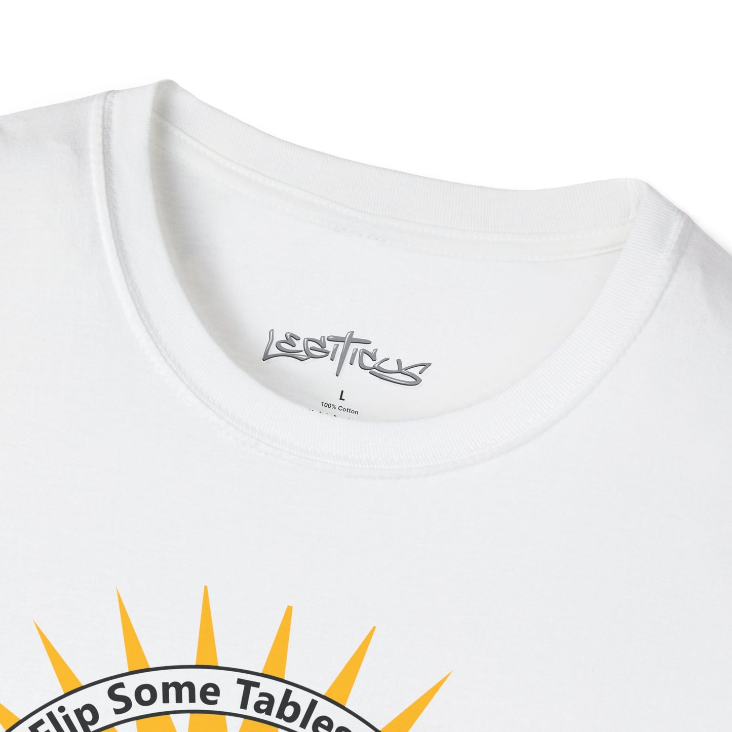 Flippin Tables Unisex Softstyle T-Shirt