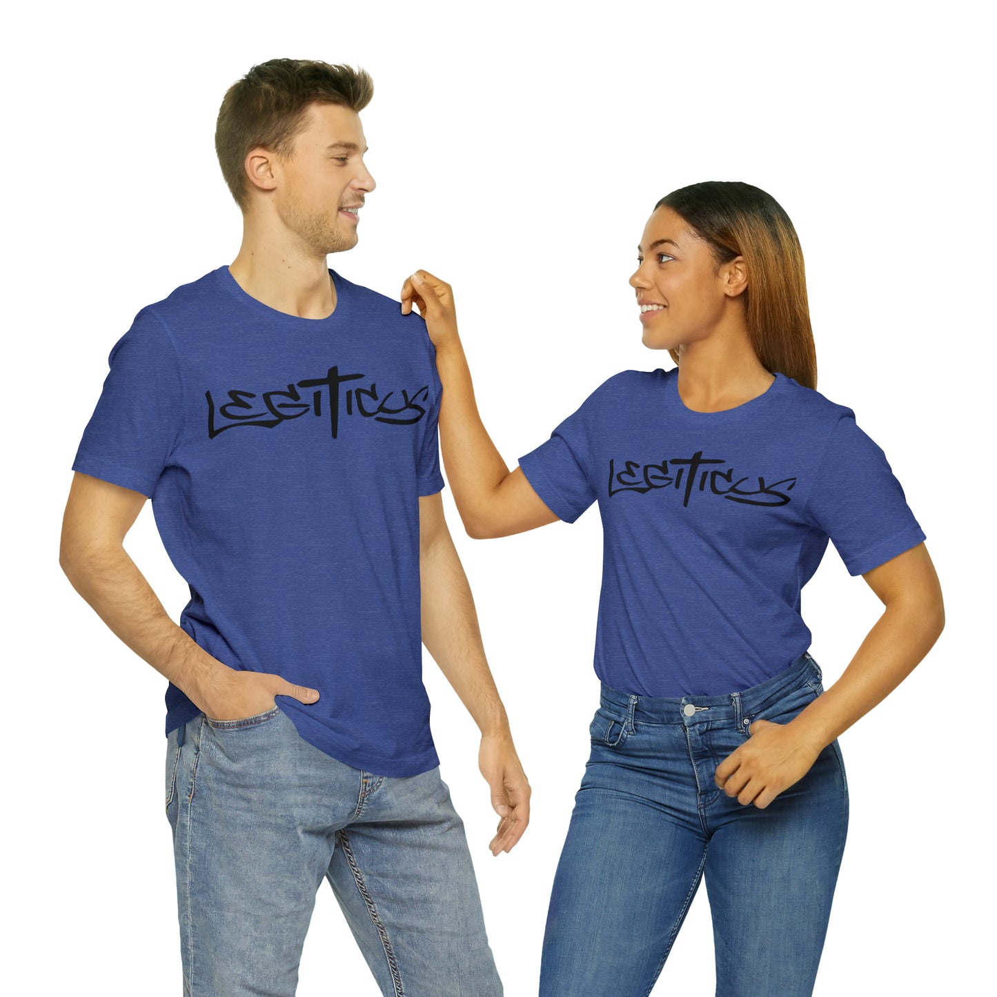 Legiticus graffiti logo Unisex Jersey Short Sleeve Tee