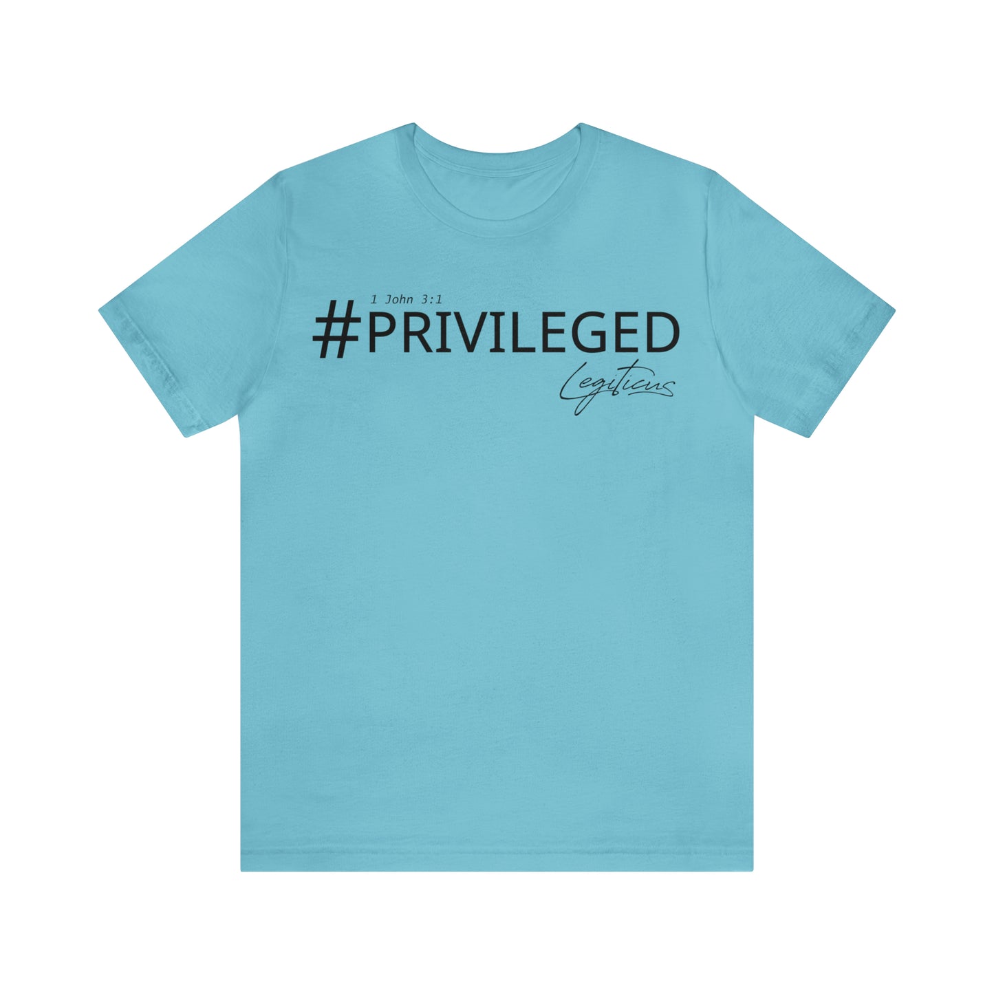 #Privileged Jersey Short Sleeve Tee