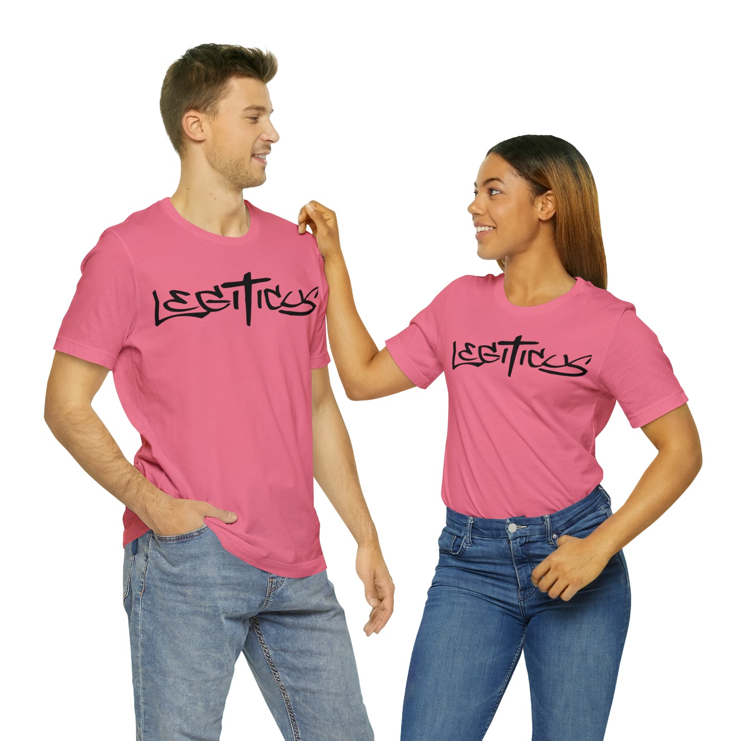 Legiticus graffiti logo Unisex Jersey Short Sleeve Tee