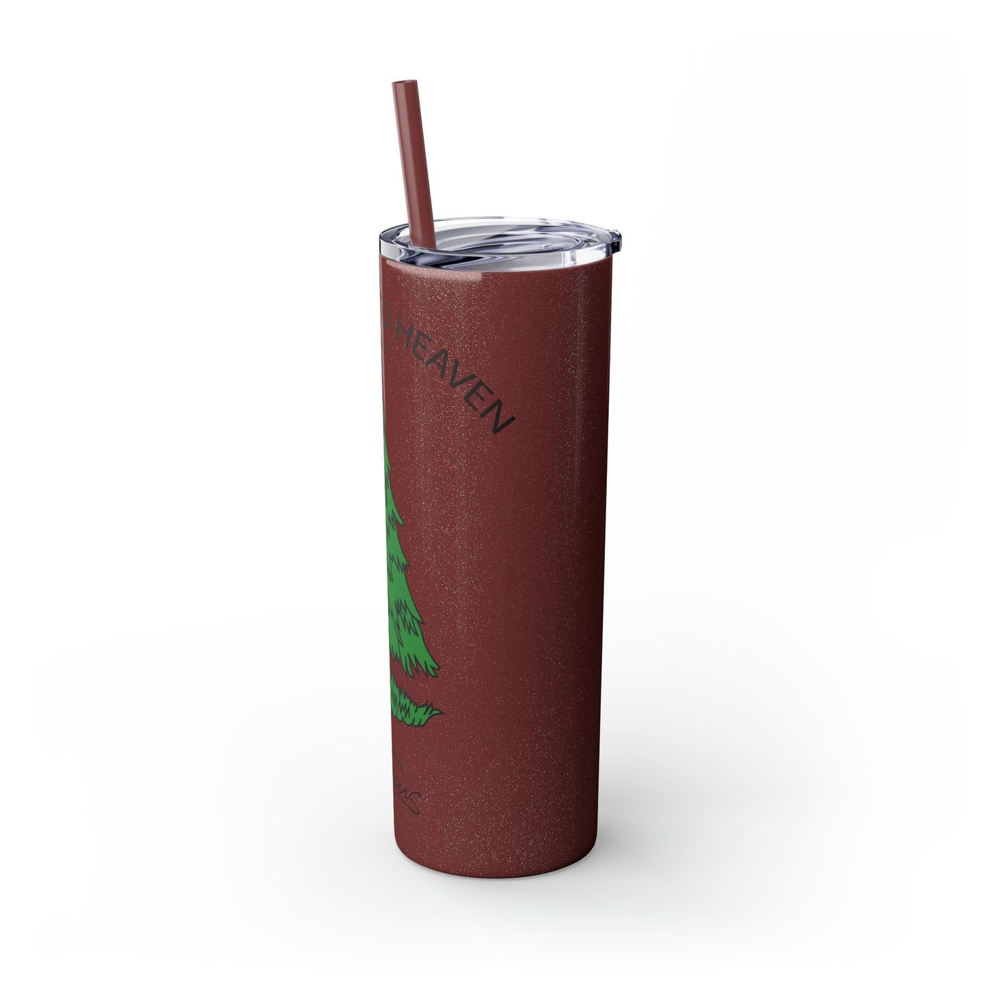 Appeal to Heaven Skinny Tumbler with Straw, 20oz