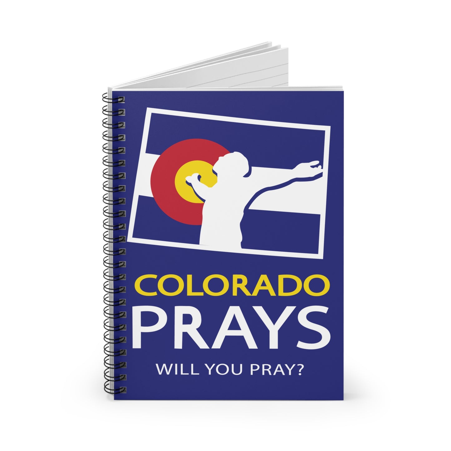 Colorado Prays Spiral Notebook - Ruled Line