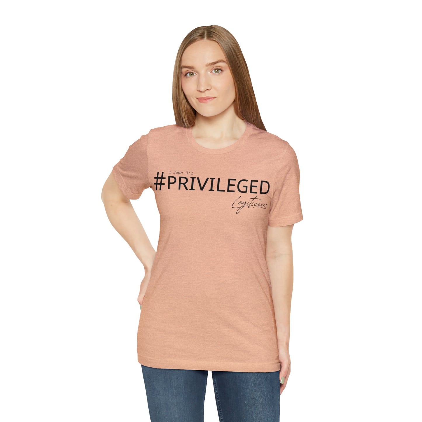 #Privileged Jersey Short Sleeve Tee