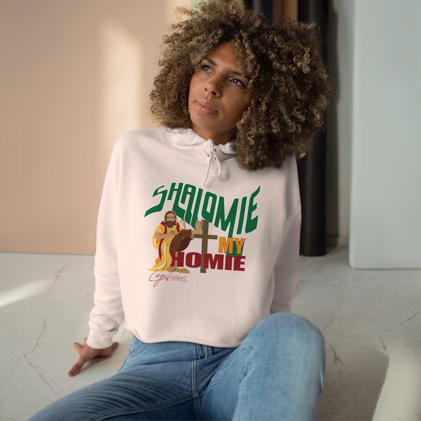 Shalomie my Homie- Crop Hoodie