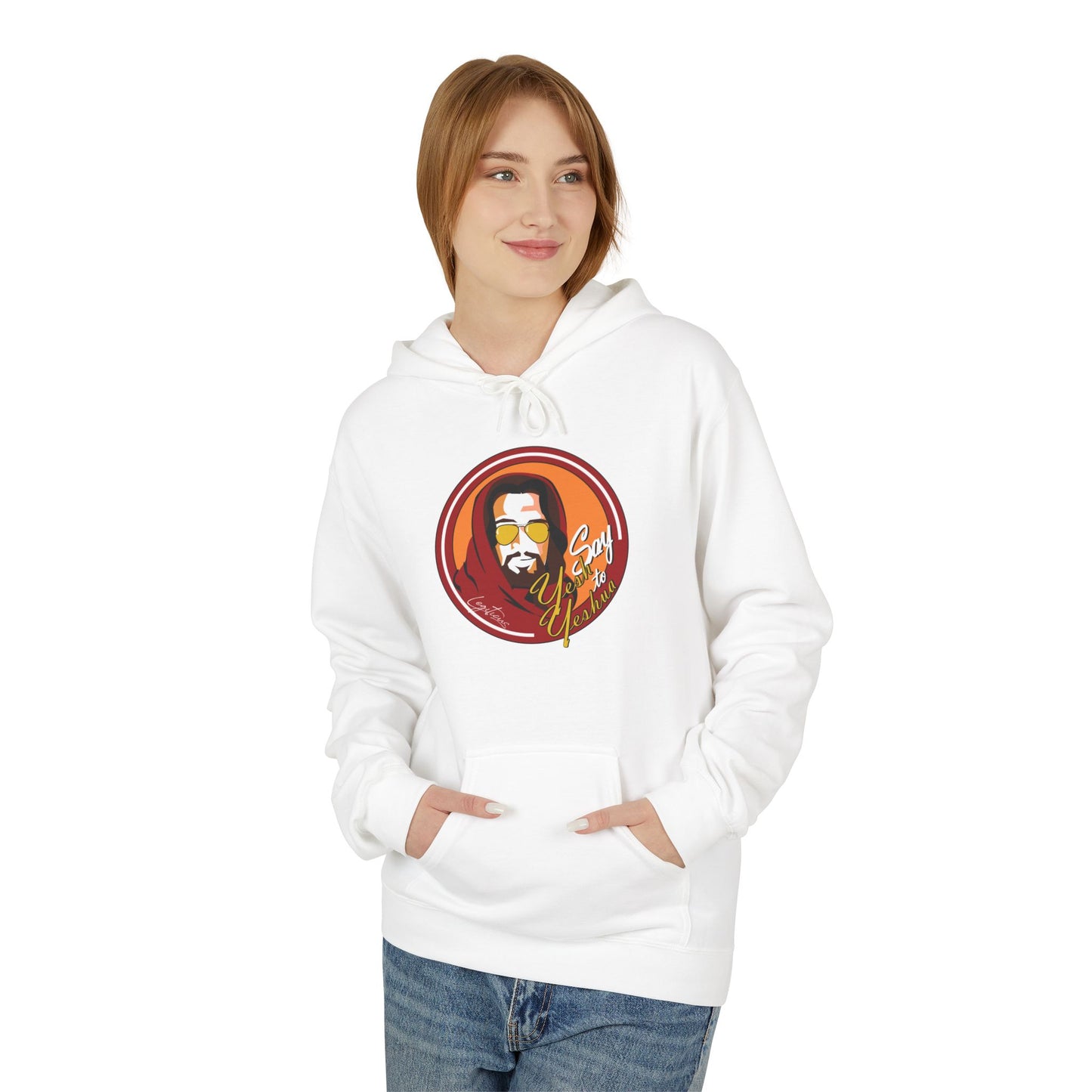 Say Yesh to Yeshua Unisex Midweight Softstyle Fleece Hoodie