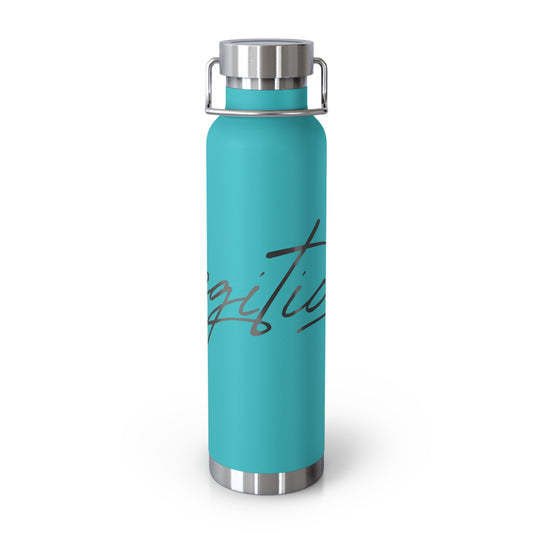 Legiticus Copper Vacuum Insulated Bottle, 22oz